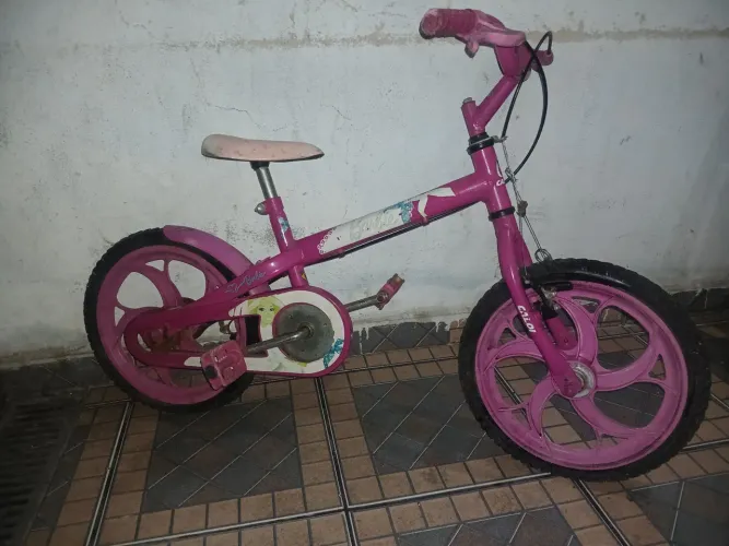 Bicicleta calor barbie infantil aro 16