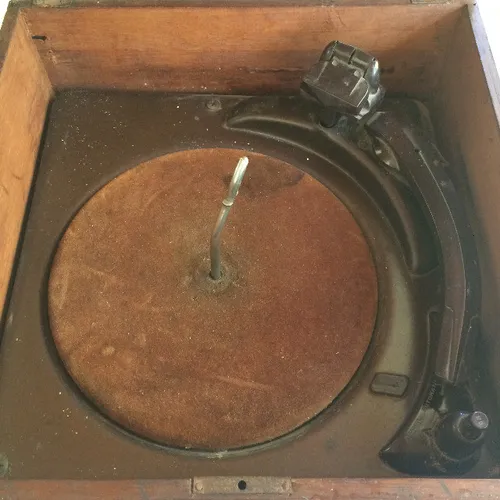 Vitrola Antiga Webster Caixa De Madeira para Restauração / Decoração