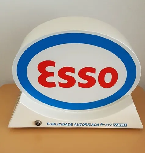 Letreiro luminoso Para Taxi Esso.