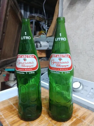 Duas garrafas guaraná antártica coleção 