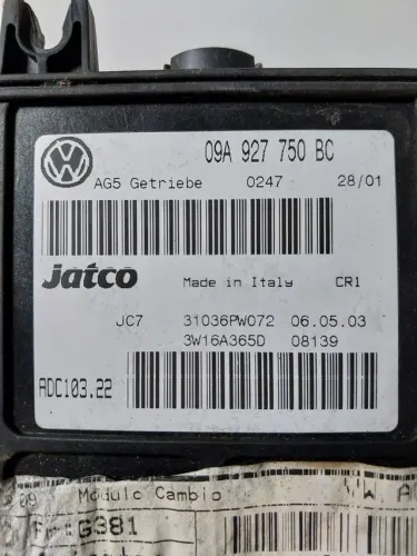 Módulo Câmbio Automático Audi Golf 1.8 Turbo 09a927750bc