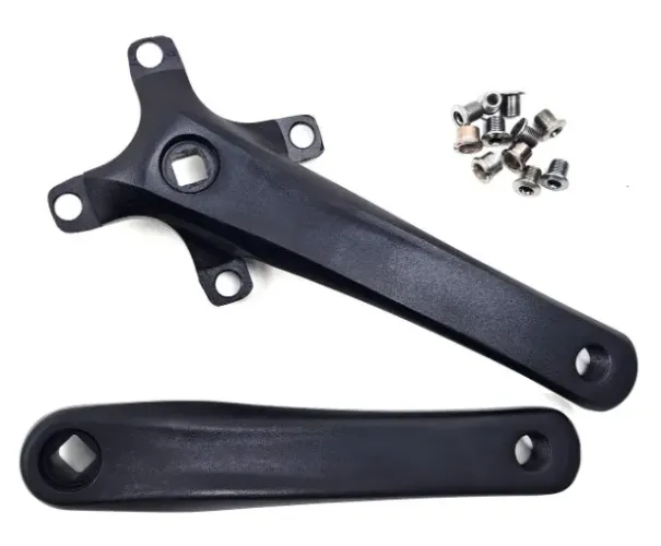 Braço Pedivela Sunrace 170mm Alumínio Ponta Quadrada BCD96mm  8845
