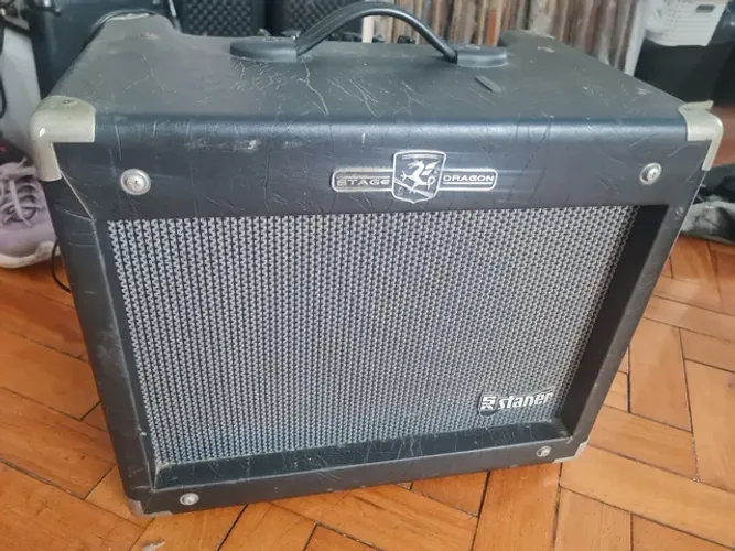 Amplificador Staner Stage Dragon BX 100 para Baixo Contrabaixo Caixa Amplificada 
