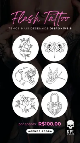 Promoção mini tattoos 