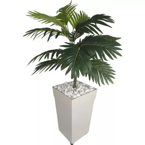 arranjo para decoração planta artificial coqueiro