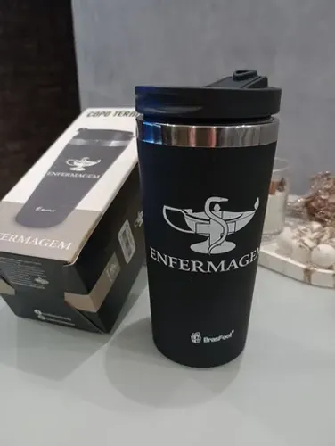 Copo Emborrachado Profissao Enfermagem Frases 475ml R$ 70,00 - leia a descrição