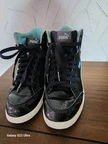 Tênis puma cano alto retrô n.35