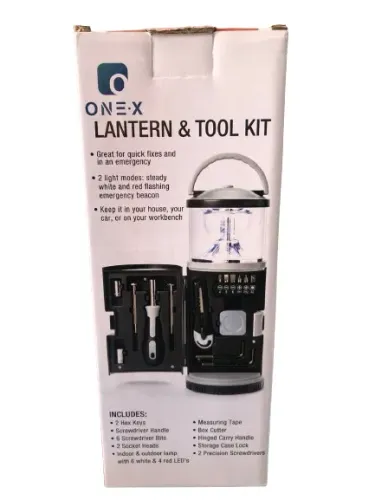 (NOVO) Luminária recarregável e kit de ferramentas FR-3318