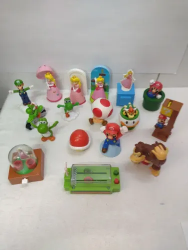 17 Brinquedos do Super Mario Bros - Coleção McDonald's
