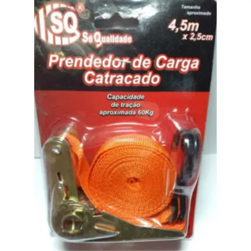 predendor de carga cinta catracado 4,5mx2,5cm cap ate 60kg sq3255