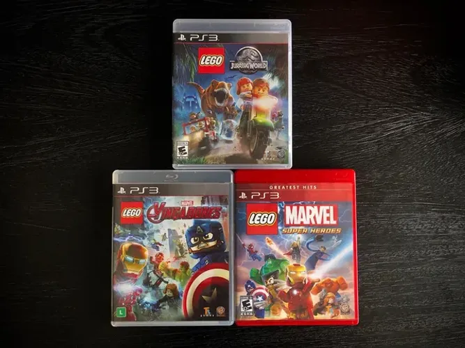 Combo 3 jogos LEGO para PlayStation 3
