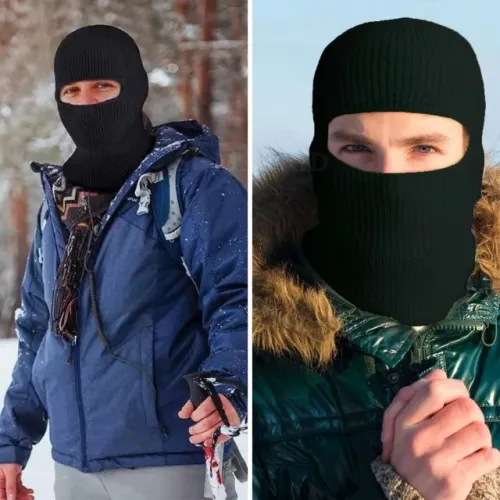 Gorro Touca Balaclava Lã Unissex Proteção Térmica Resistente Frio Inverno Motoboy