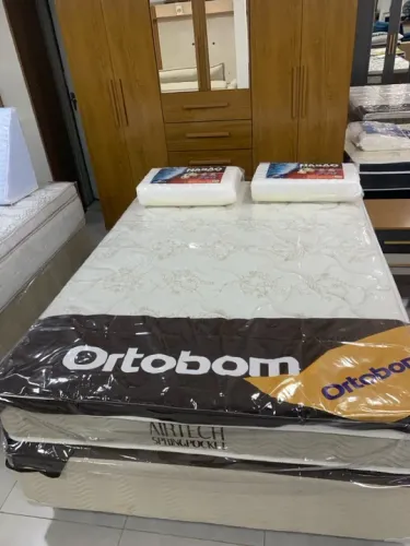CAMA BOX CASAL ORTOBOM 1,38 x 1,88 x 25 cm R$ 1.259,00 Á VISTA