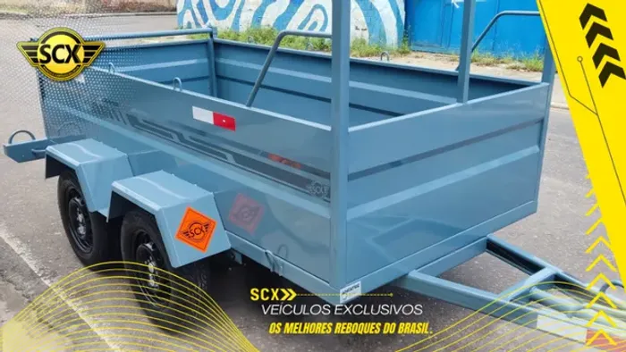 Carretinha para carga pesada.