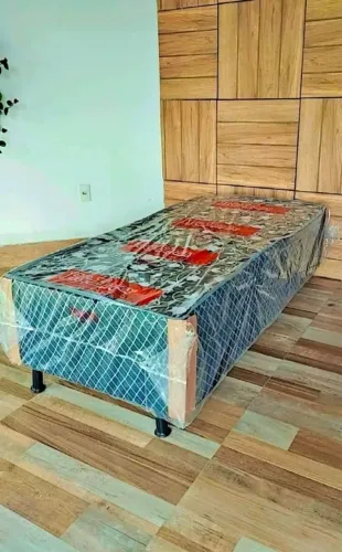 CAMA BOX SOLTEIRO DISPONÍVEL NOVA