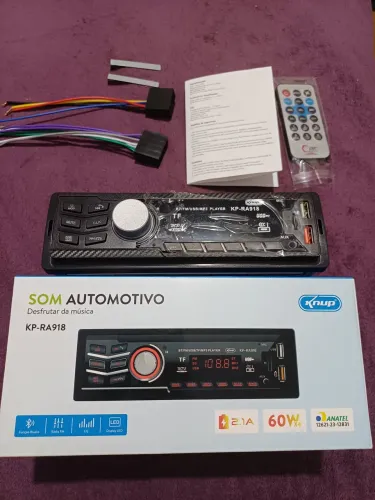 Player automotivo 240w rms* 4x60w rms completo NOVO todas especificações nas fotos 