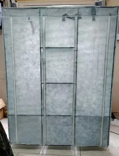 Guarda roupa dobrável organizador de roupas roupeiro desmontável