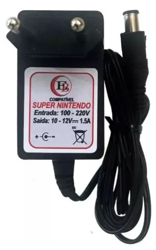 fonte bivolt para super nintendo snes