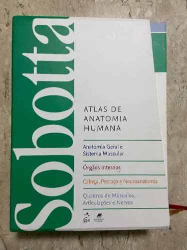Atlas de Anatomia 3 volumes - Sobotta 24ª edição 