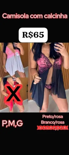 Camisola com calcinha