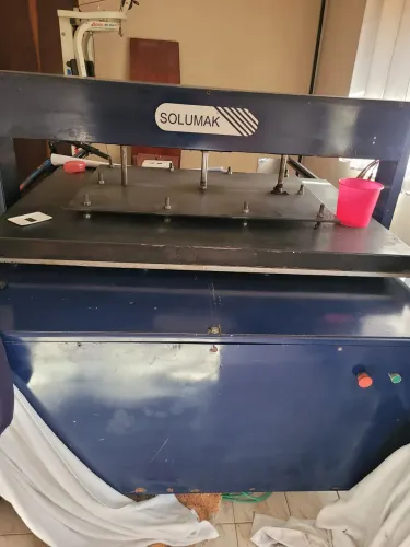 Máquina de transfer estampa pneumática 