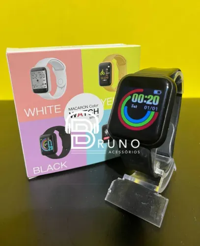 Smartwatch Macaron Color - Relógio Inteligente