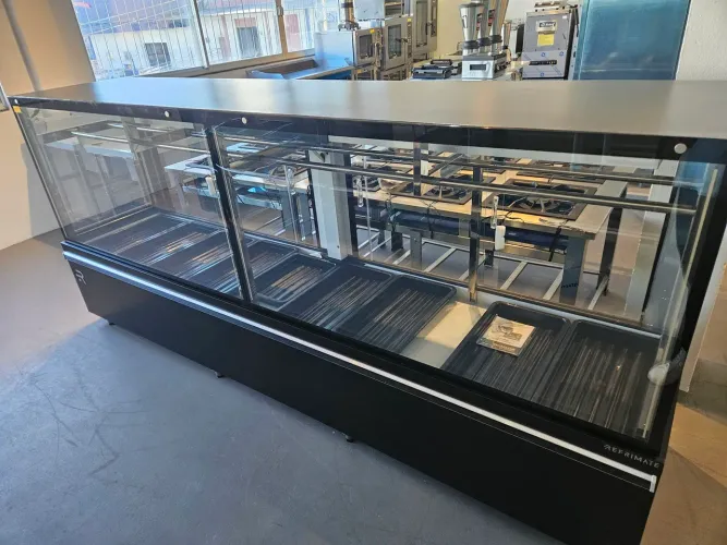expositor refrigerado para carnes 3 metros com vidro aquecido - a pronta entrega 
