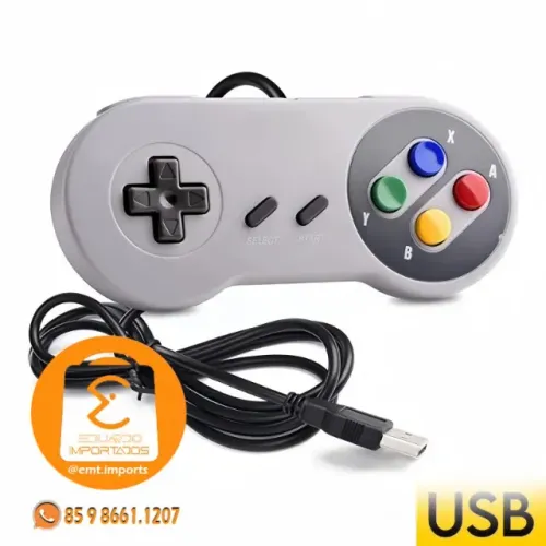 Controle USB Super Nintendo SNES