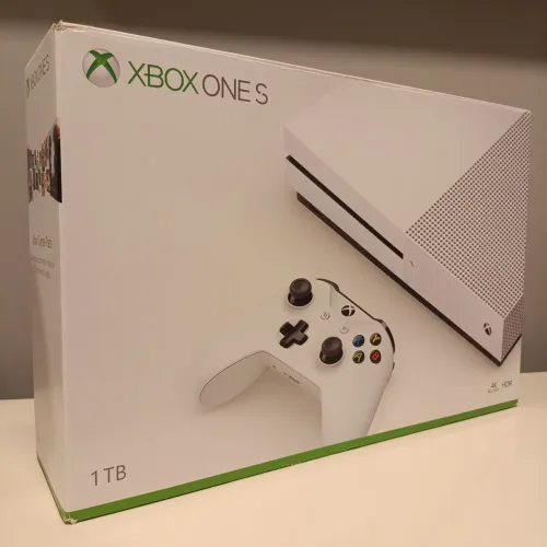 Xbox ONE S com 1TB + Battlefield 1, com todos acessórios originais!