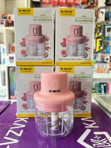 Mini Processador de Alimentos Recarregável sem Fio