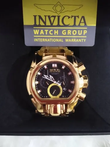 Relógio Invicta Reserve Masculino Dourado