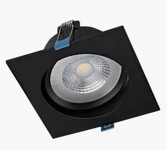 2 Spot's de 12 W - Bivolt de embuna cor preta - Marca Stella