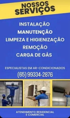 Instalação Manutenção e Higienização de Ar Condicionado
