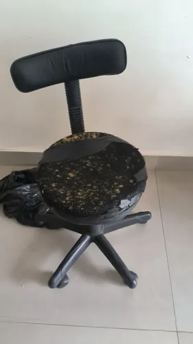 Cadeira Profissional Giratórios e Conforto Premium (Preto)