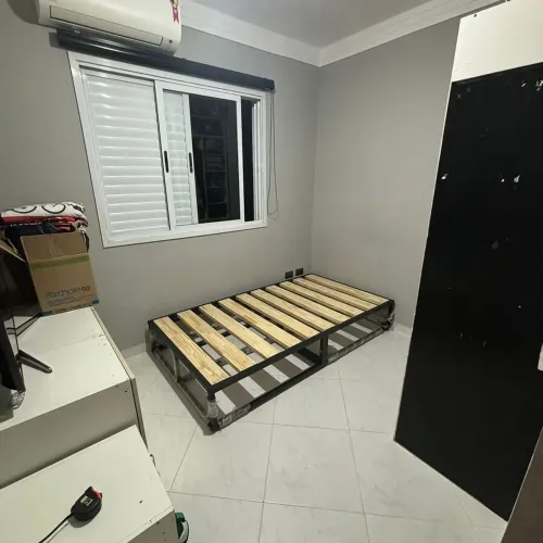 Cama Casal Box Móveis industrial planejados