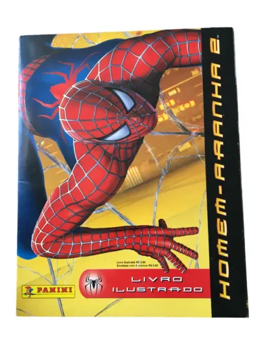 álbum de figurinhas homem aranha 2
