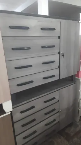 Cômoda popular 4 gavetas com sapateira