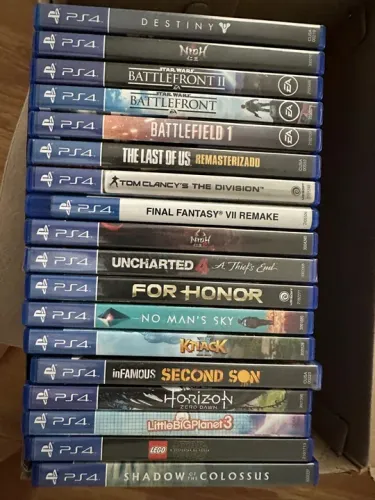 Jogos PS4 em ótimo estado - preço cada jogo