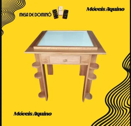 PROMOÇÃO/ MESA DE DOMINÓ NA MADEIRA ANGELIM PEDRA