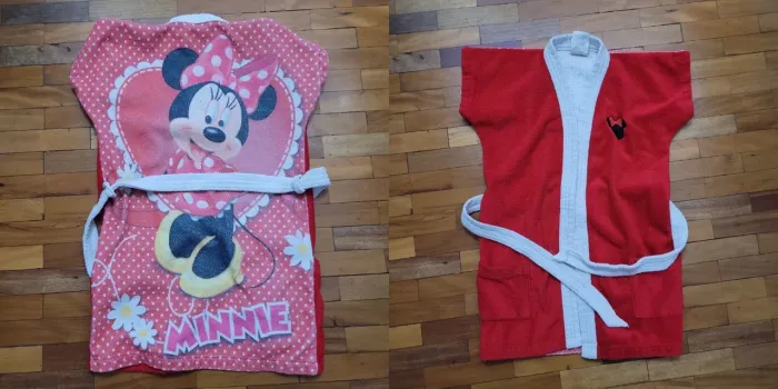 Um Roupaõ de Banho Infantil - Minnie
