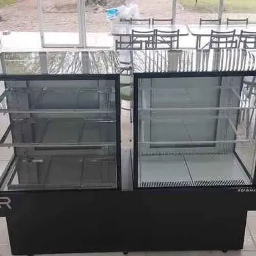 Vitrine dupla quente e frio 1,50M Refrimate pronta entrega - Marcos