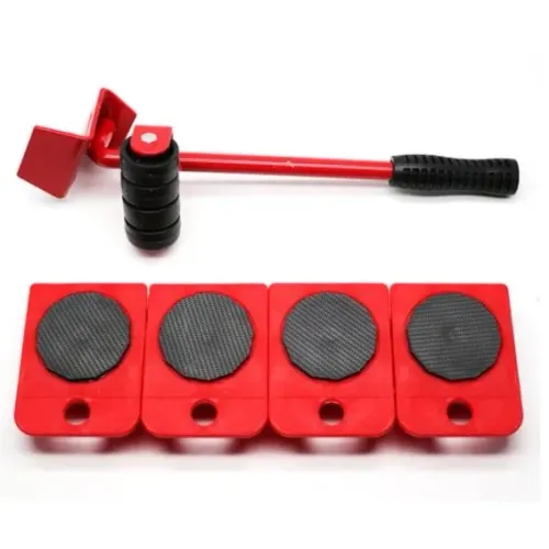 Aparelho Movedor Móveis Fácil Levantador Materiais Pesados Kit 5 Peças Sliders (SEMI NOVO)