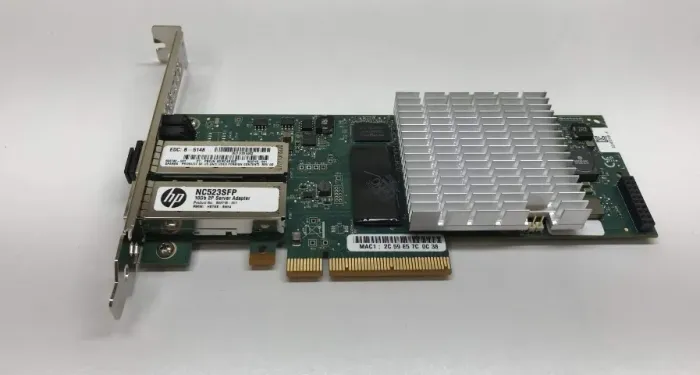 Placa Rede Fibra Hp Nc523sfp 10gb Pn 593715-001 Dual 
