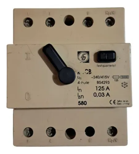 Disjuntor Dr Rccb 125a