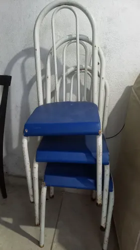  3 cadeiras ótimo para casa praia 