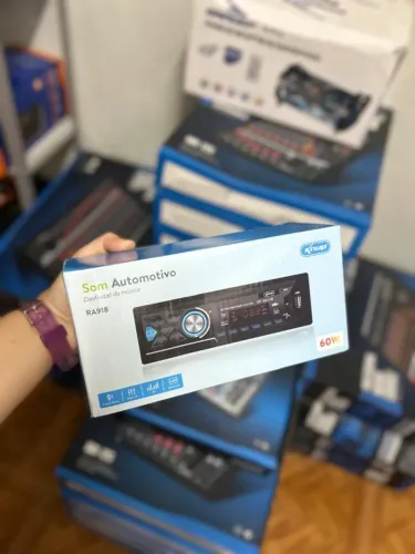 SOM AUTOMOTIVO BLUETOOTH COM CONTROLE REMOTO