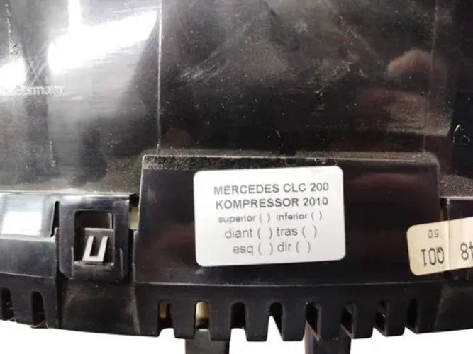 Painel Instrumentos Mercedes Clc 200 Kompressor 2010 Detalhe Transparente