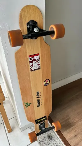 Skate long board simétrico