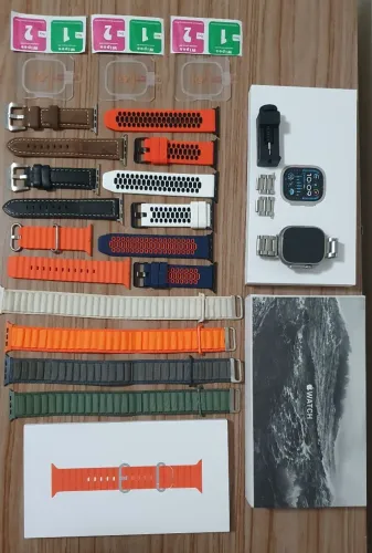 Apple Watch Ultra 2 - Estado de Novo + KIT GIGANTE de Pulseiras! Oportunidade ÚNICA!