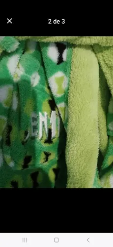 Roupão Infantil Verde ben 10